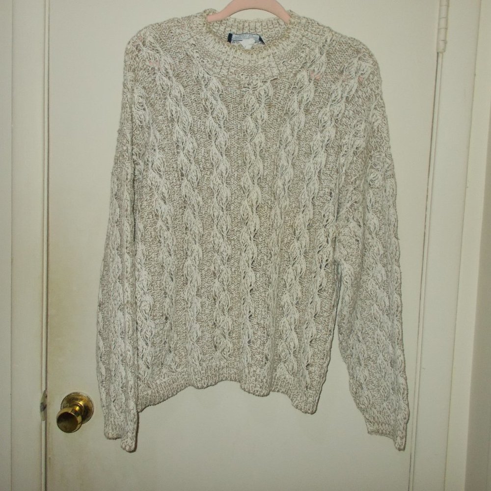 Castle Square Open Knit Sweater For Size Please See Measurements